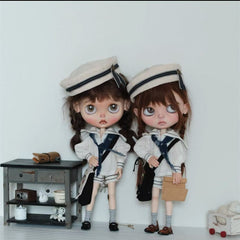 Handmade Outfit for Blythe/Obitsu, Navy Set
