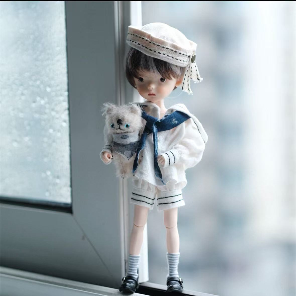 Handmade Outfit for Blythe/Obitsu, Navy Set