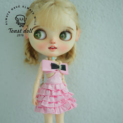 Handmade Shoes for Blythe/Obitsu, Pink Dress