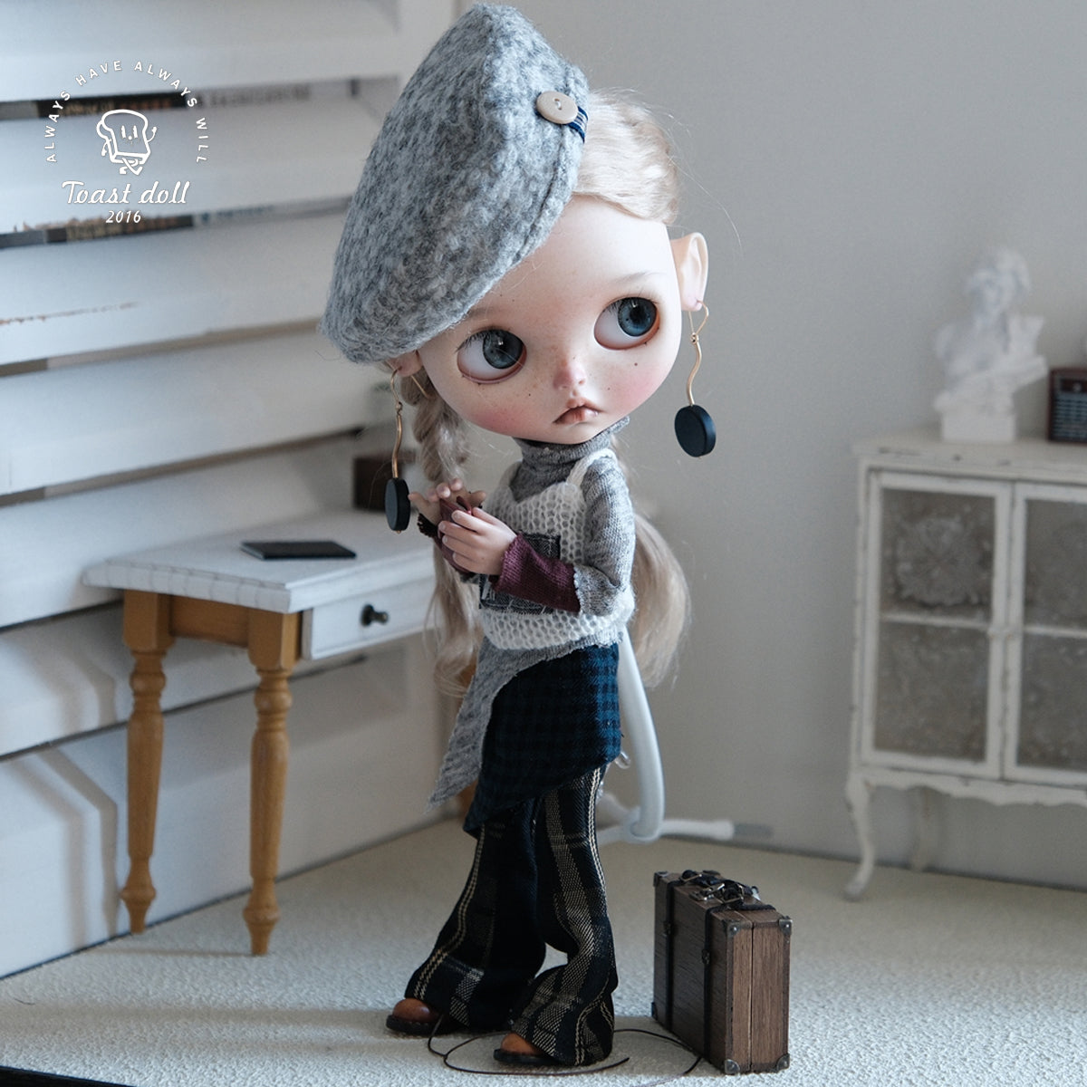 Handmade Outfit for Blythe/Obitsu, Mixed Japanese Style Clothes Set