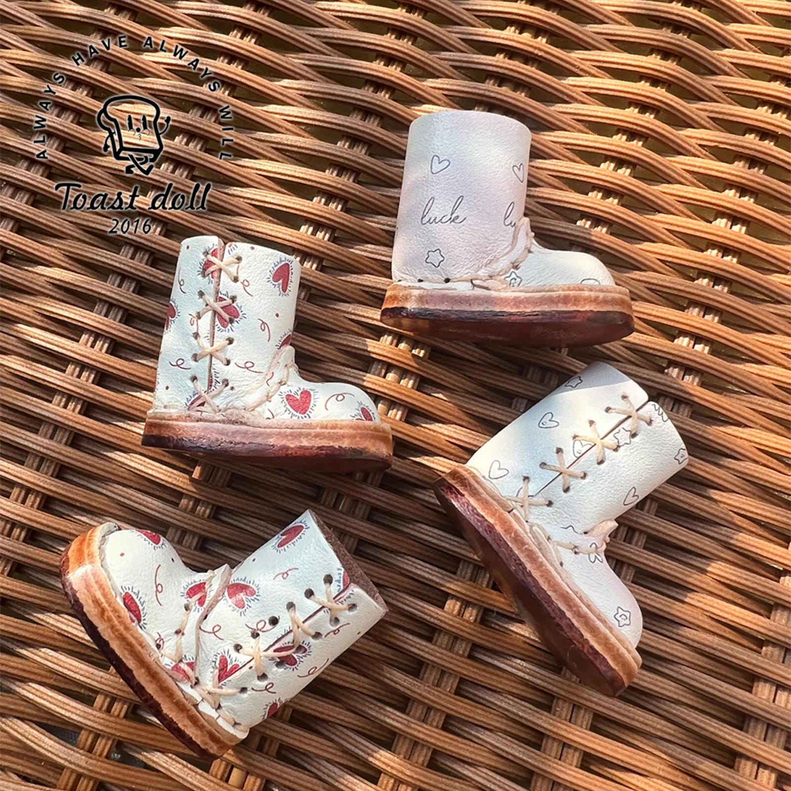 Handmade Shoes for Blythe/Obitsu,  Checkboard Boots