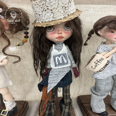 Handmade Outfit for Blythe/Obitsu, Mixed Japanese Style Clothes Set