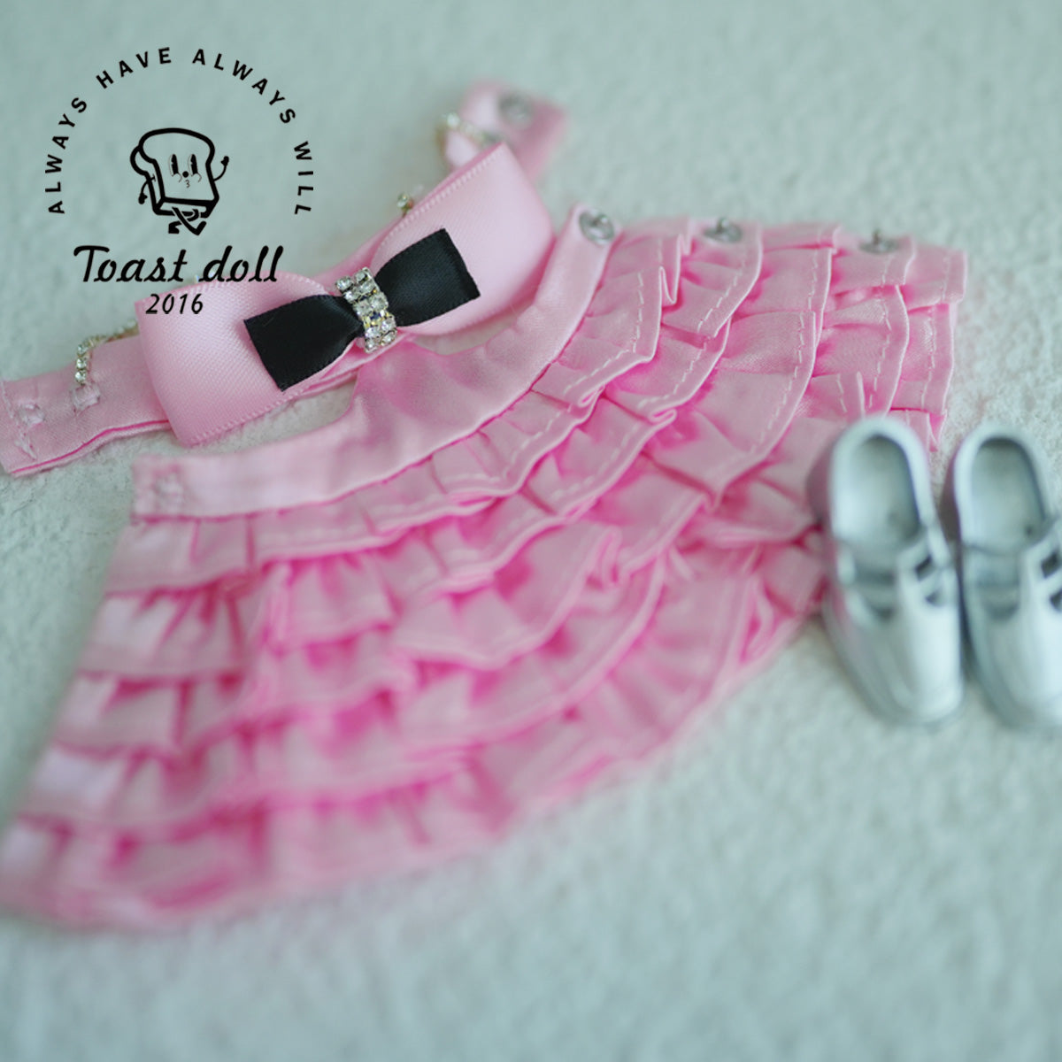 Handmade Shoes for Blythe/Obitsu, Pink Dress