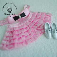 Handmade Shoes for Blythe/Obitsu, Pink Dress