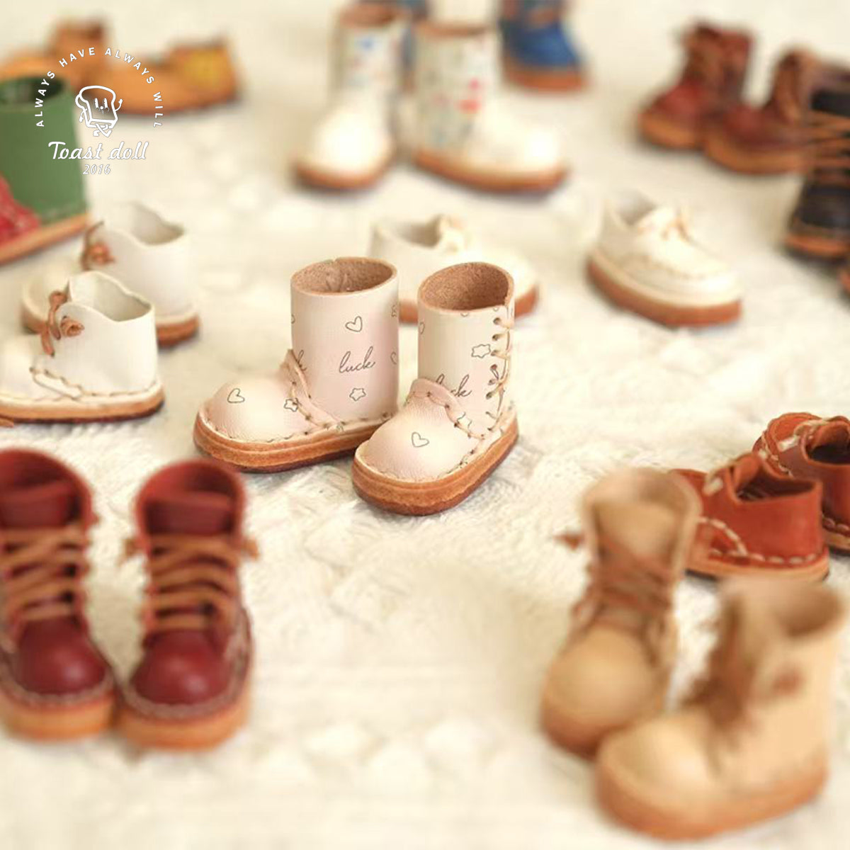 Handmade Shoes for Blythe/Obitsu,  Checkboard Boots