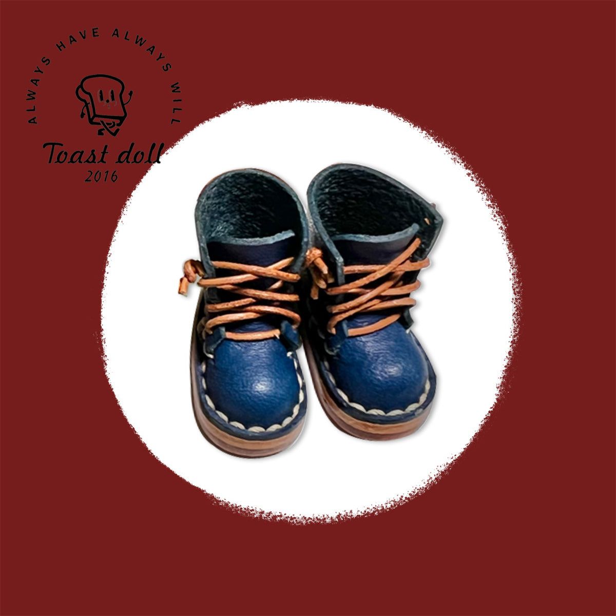 Handmade Shoes for Blythe,  Solid Color High Top Leather Shoes