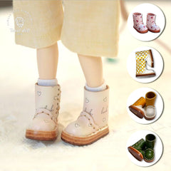 Handmade Shoes for Blythe/Obitsu,  Checkboard Boots