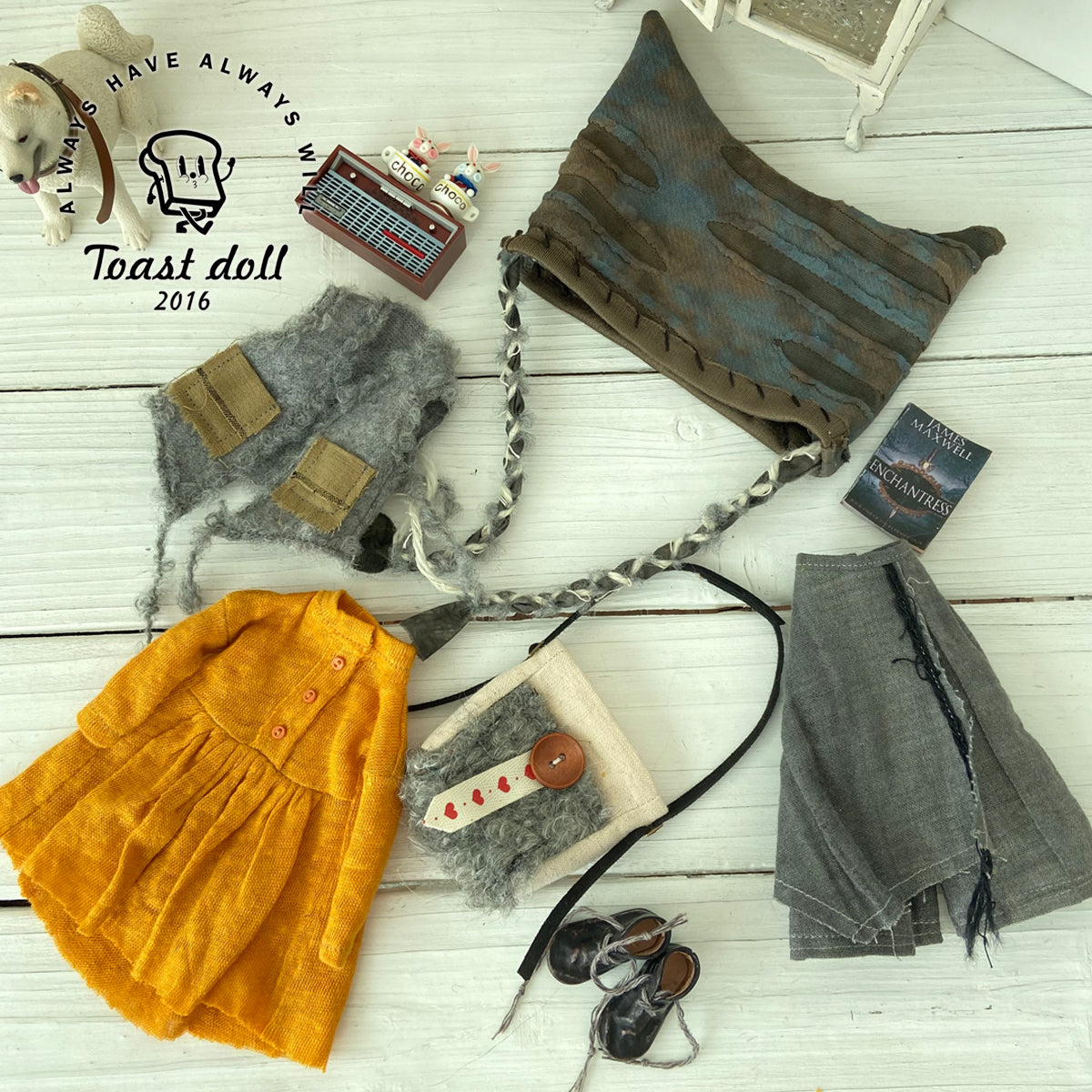 Handmade Outfit for Blythe/Pullip, Mixed Japanese Style Clothes Set