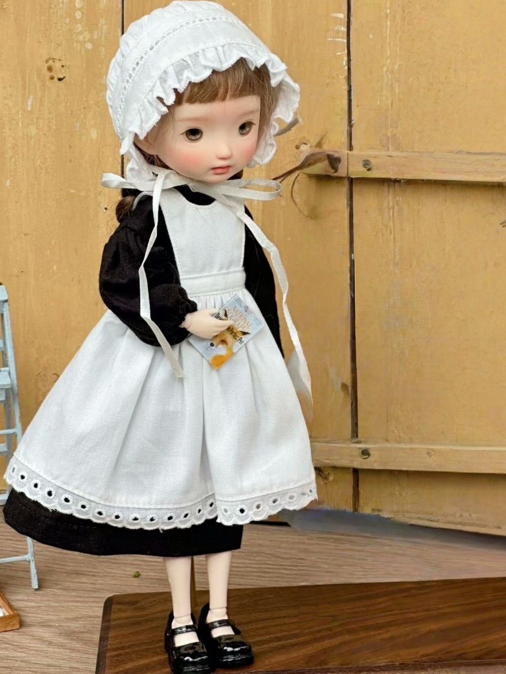 Pinafore Dress Blythe 1/6 BJD Black Set | ToastDoll