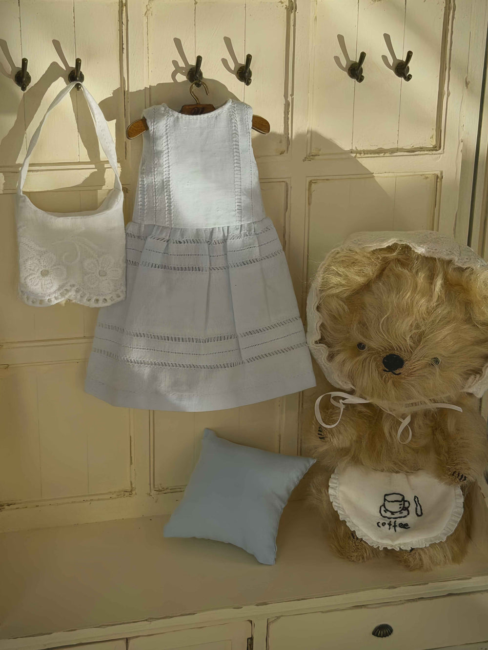 Eyelet Lace Blythe 1/6 BJD Light-carn Dress Set Detail | ToastDoll