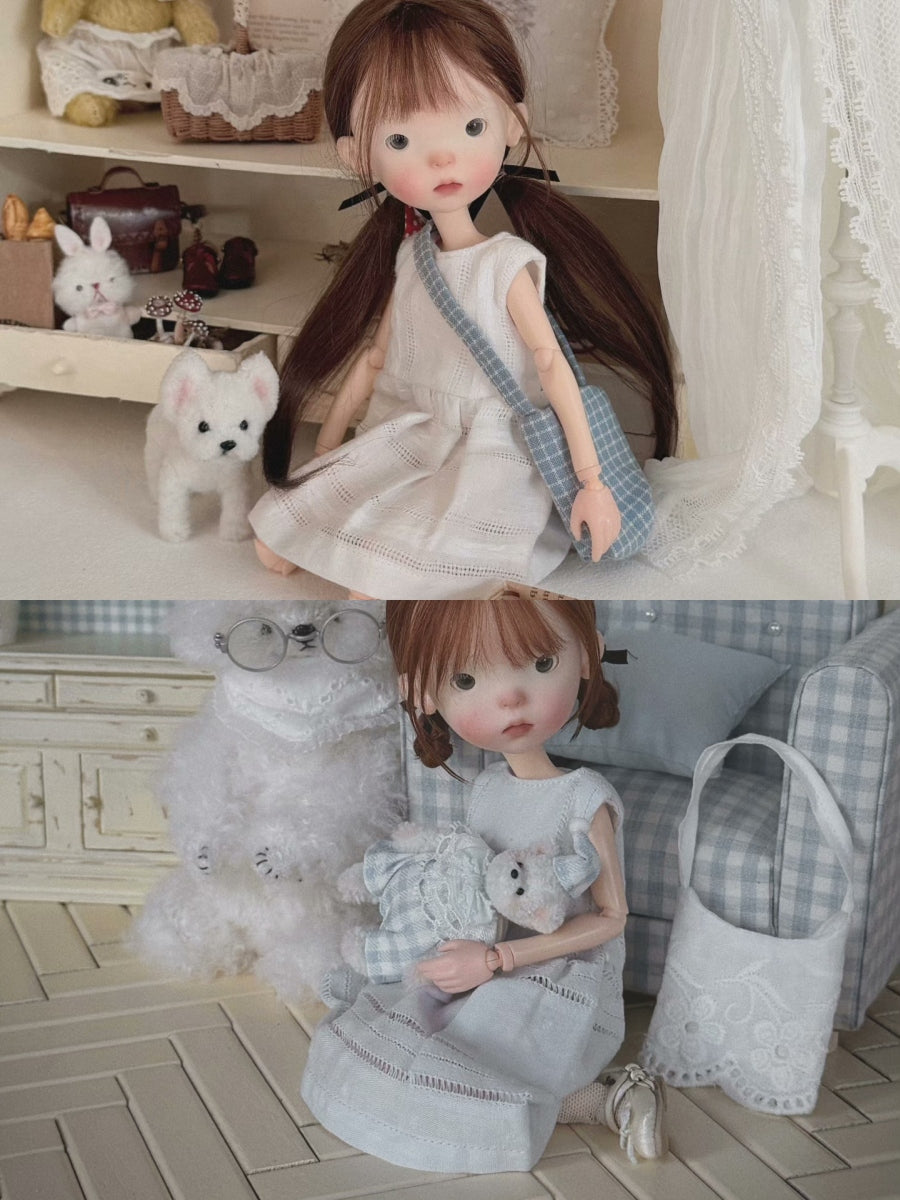 Eyelet Lace Blythe 1/6 BJD Dress Set | ToastDoll