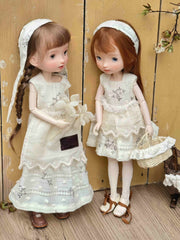 Country Floral Blythe 1/6 Dress Set - Handmade Doll Clothes -ToastDoll