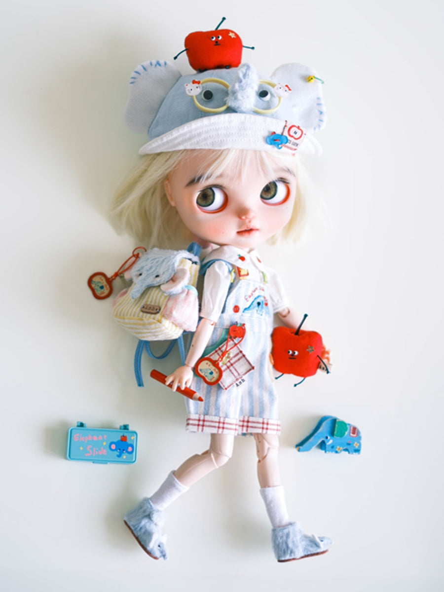 Handmade Outfit for Blythe/ Ob24/ Ob22/ Pullip,  Elephant Set