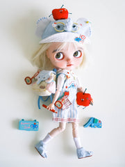 Handmade Outfit for Blythe/ Ob24/ Ob22/ Pullip,  Elephant Set