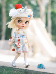 Handmade Outfit for Blythe/ Ob24/ Ob22/ Pullip,  Elephant Set