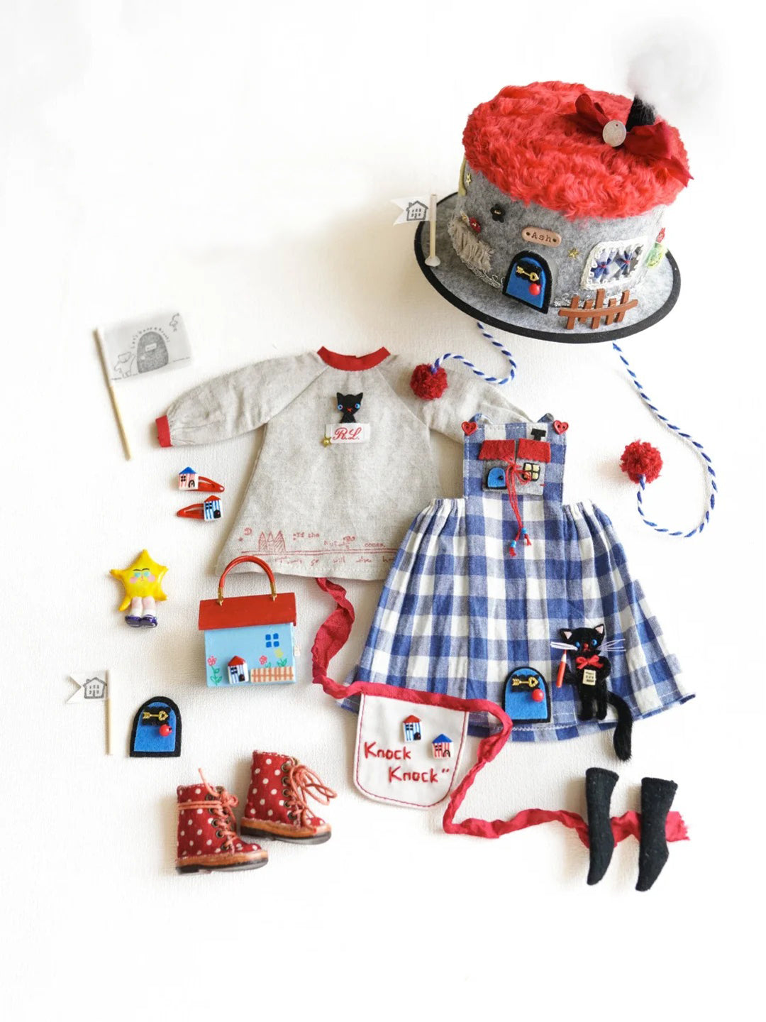 Handmade Outfit for Blythe/ Ob24/ Ob22/ Pullip, Cut Set