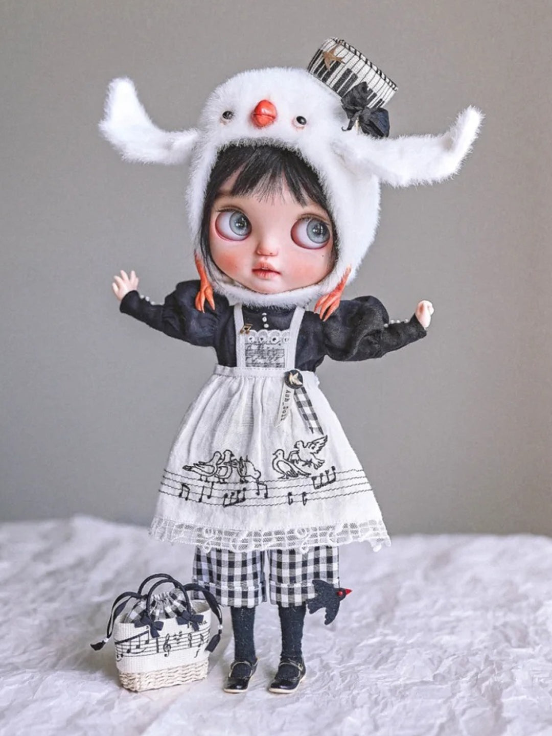 Handmade Outfit for Blythe/ Ob24/ Ob22/ Pullip, Bird Set