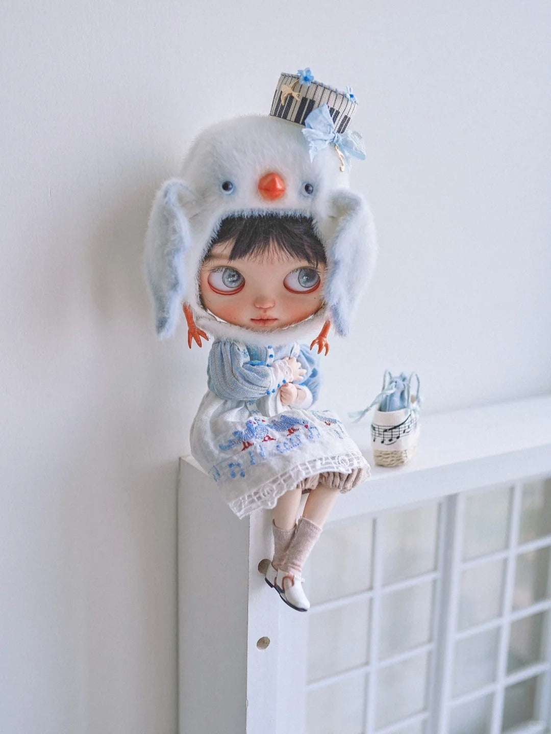 Handmade Outfit for Blythe/ Ob24/ Ob22/ Pullip, Bird Set