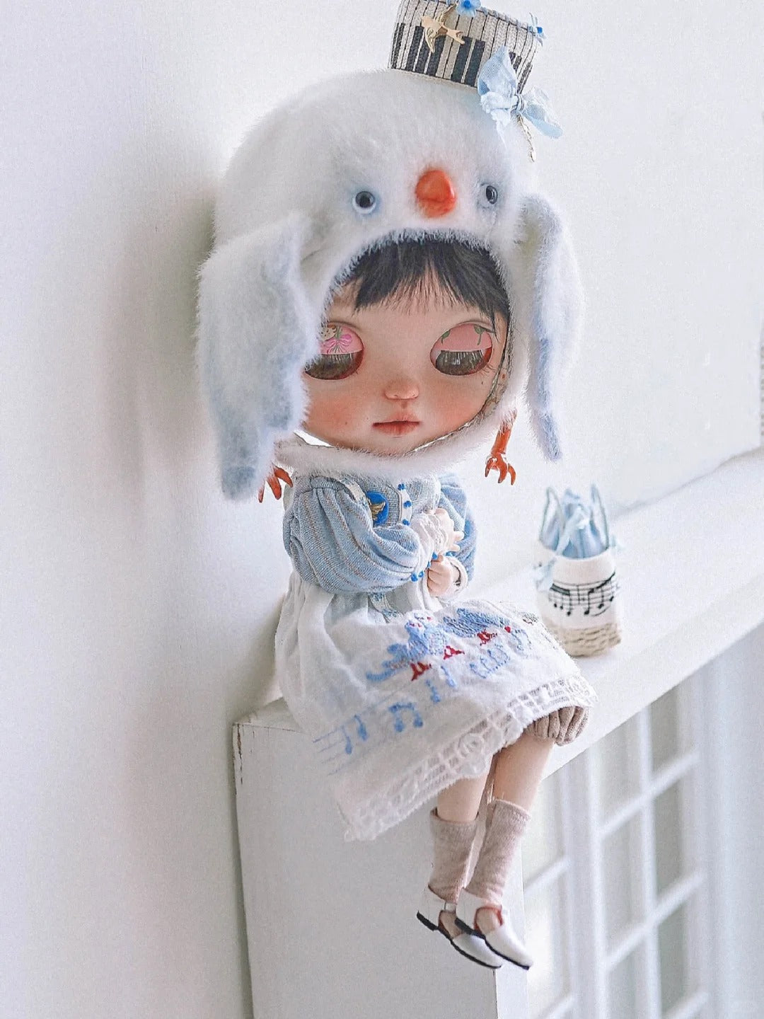 Handmade Outfit for Blythe/ Ob24/ Ob22/ Pullip, Bird Set
