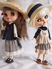 Black Mori Blythe BJD Set - Handmade Doll Clothes - ToastDoll