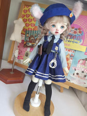 Bunny Officer Blythe BJD Uniform - Handmade Doll Clothes - ToastDoll