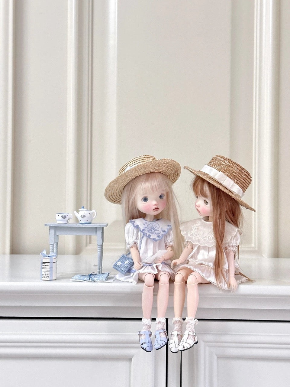 Embroidered Collar Blythe BJD Set - Handmade Doll Clothes - ToastDoll