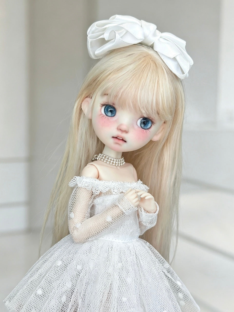 Off-Shoulder Tulle Blythe BJD Set | ToastDoll