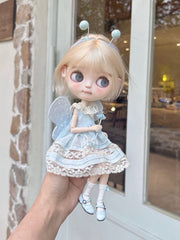 Blue Summer Butterfly Blythe BJD Set | ToastDoll