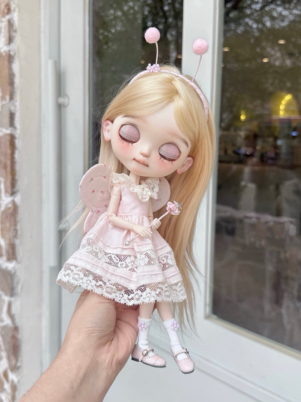 Pink Summer Butterfly Blythe BJD Set | ToastDoll