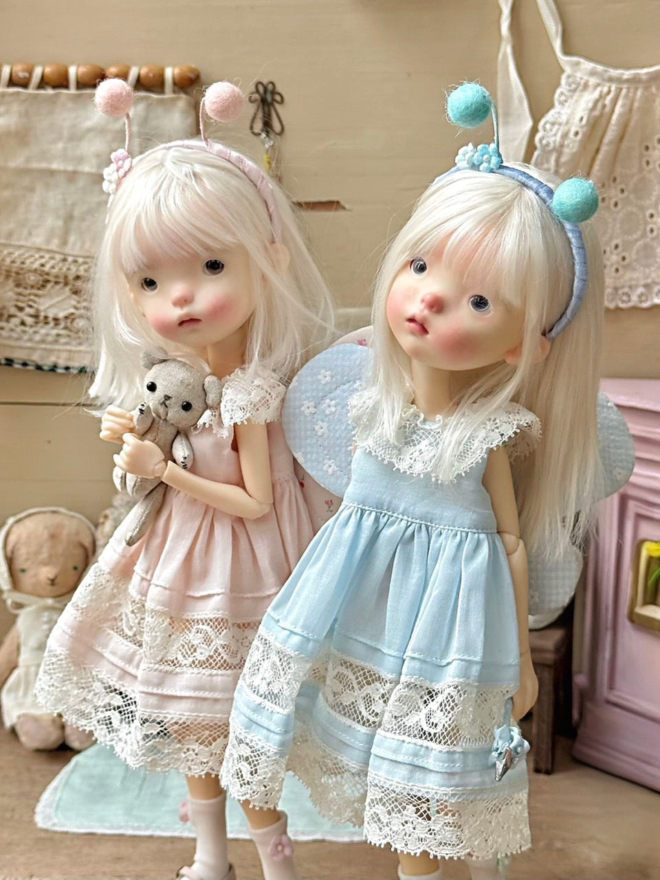 Summer Butterfly Blythe BJD Set On Doll Display | ToastDoll