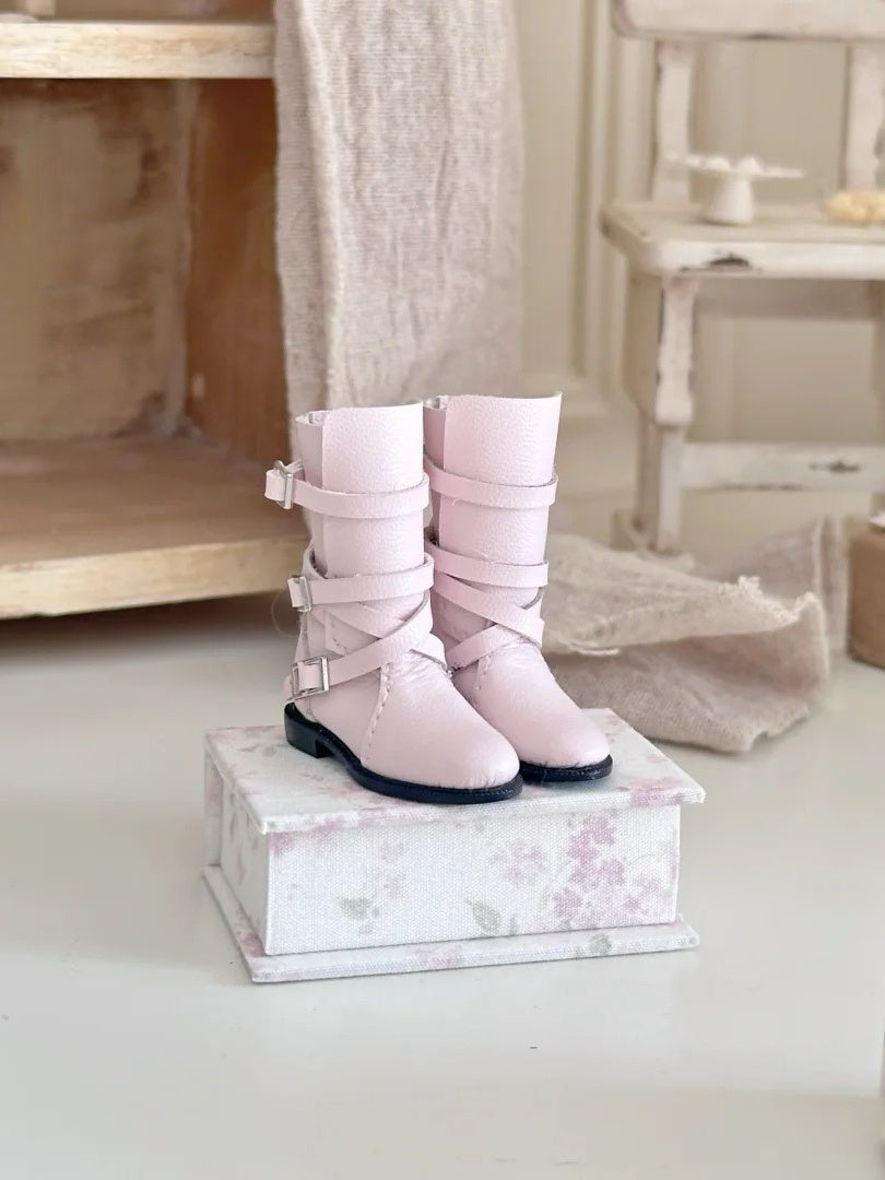 Vintage Autumn Blythe BJD Boots - Handmade Doll Shoes - ToastDoll
