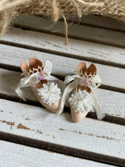 Romantic Lace Bow Blythe Flats Flat Lay | ToastDoll