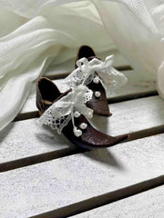 Midnight Witchy Pointed Blythe Boots - Handmade Doll Shoes - ToastDoll