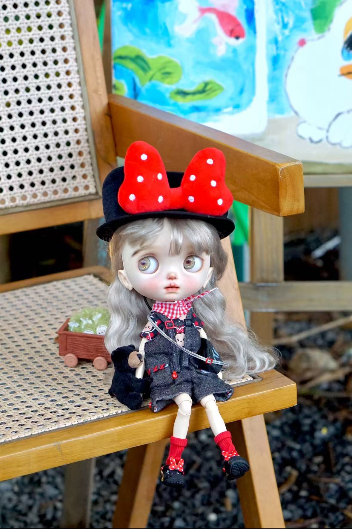 Handmade Outfit for Blythe/Obitsu, Cartoon Cowbiy Set