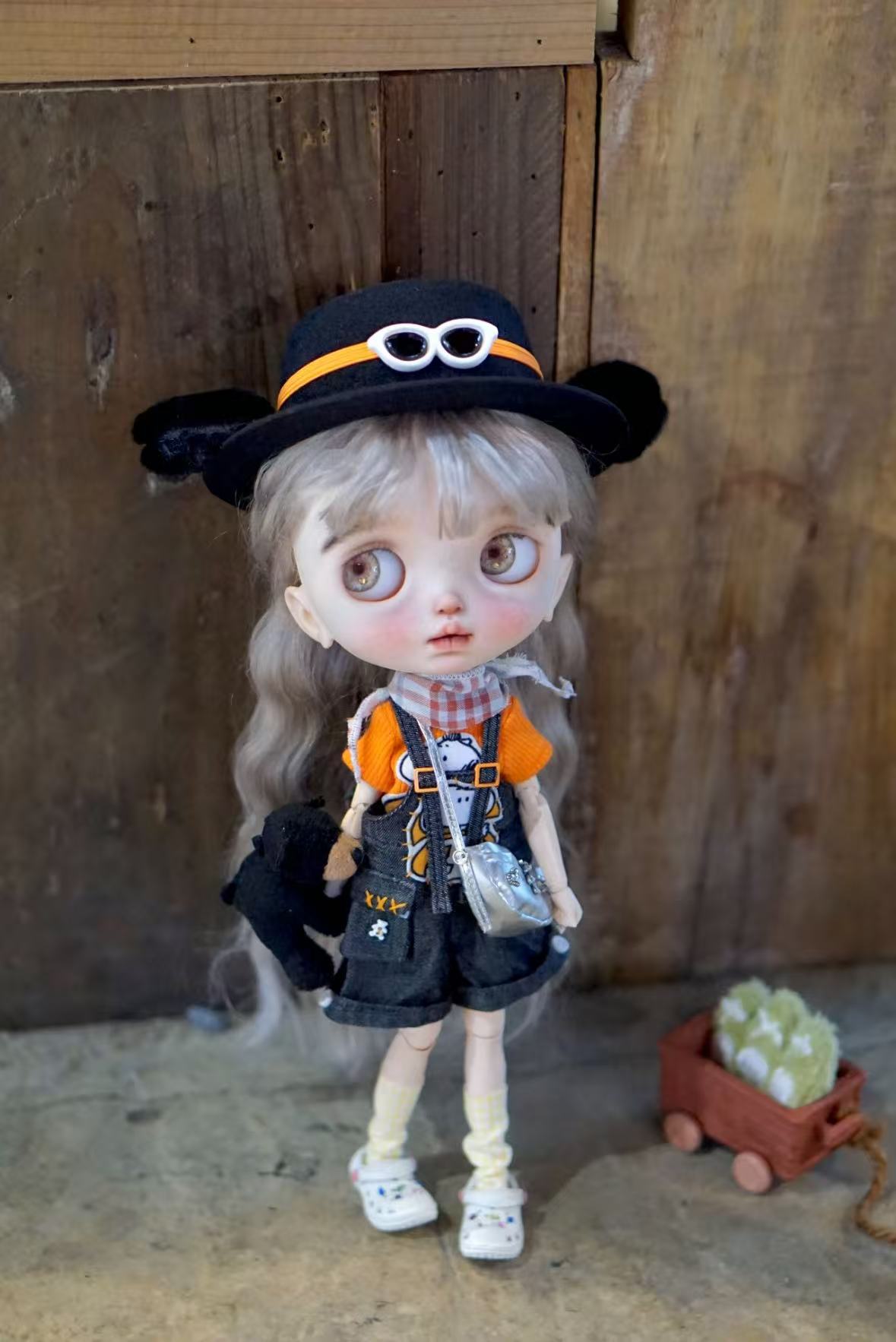 Handmade Outfit for Blythe/Obitsu, Cartoon Cowbiy Set