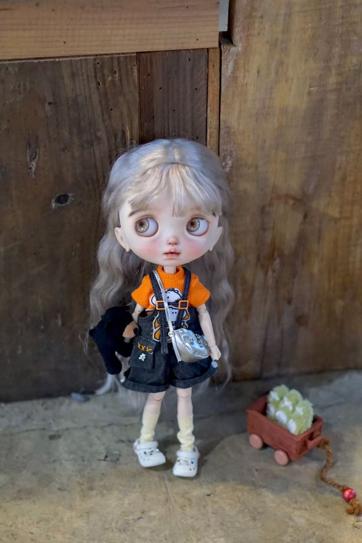 Handmade Outfit for Blythe/Obitsu, Cartoon Cowbiy Set