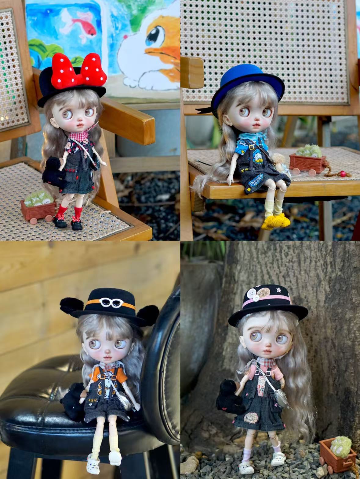 Handmade Outfit for Blythe/Obitsu, Cartoon Cowbiy Set
