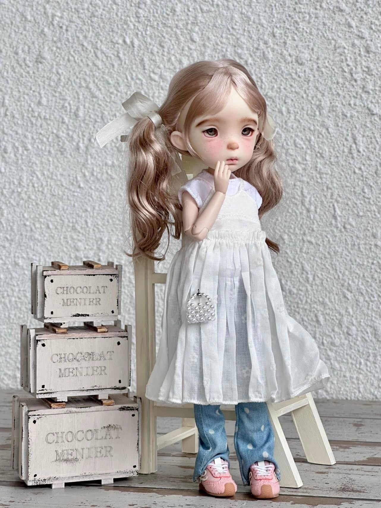 Nostalgic Summer Blythe BJD Set - Handmade Doll Clothes - ToastDoll
