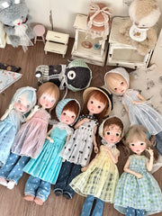 Nostalgic Summer Blythe BJD Set - Handmade Doll Clothes - ToastDoll