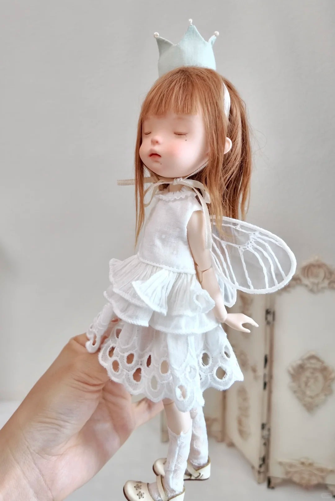 Crown Moth 1/6 BJD Outfit On Doll Display | ToastDoll