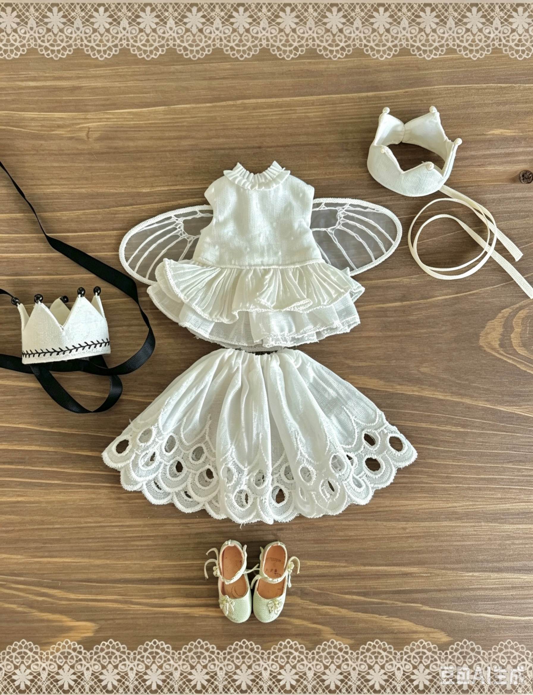 Crown Moth 1/6 BJD Outfit - Handmade Doll Clothes - ToastDoll