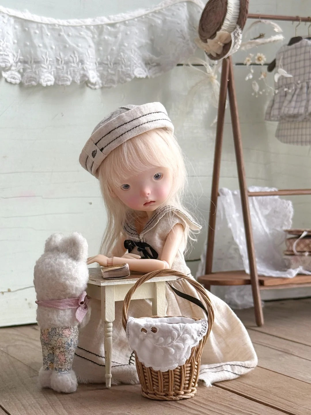 Vintage Sailor 1/6 BJD Outfit - Handmade Doll Clothes - ToastDoll