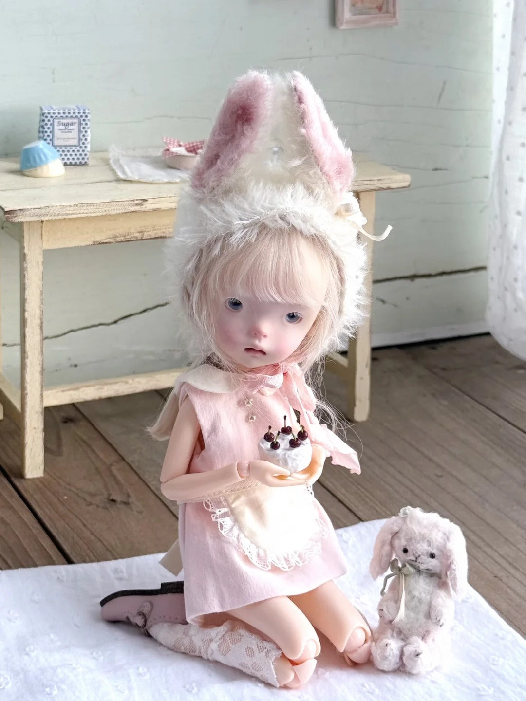 Pink Blue Duo 1/6 BJD Outfit - Handmade Doll Clothes - ToastDoll