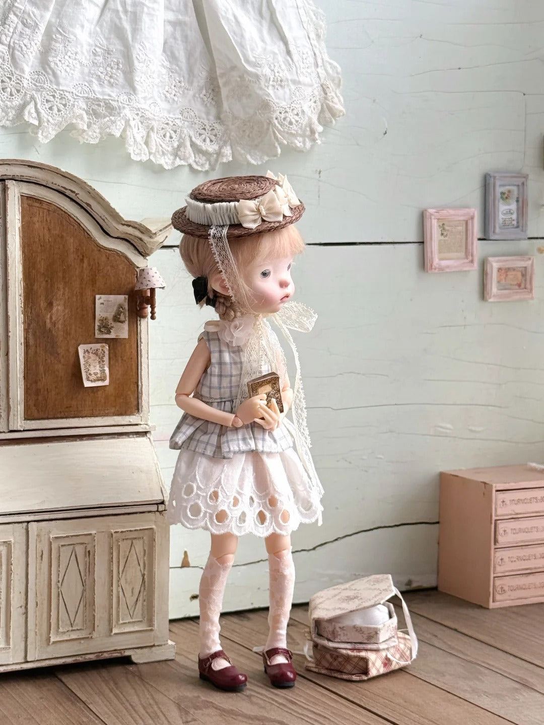 Fresh Plaid 1/6 BJD Outfit - Handmade Doll Clothes - ToastDoll