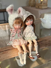 Bubble Shorts Blythe BJD Outfit On Doll Display | ToastDoll