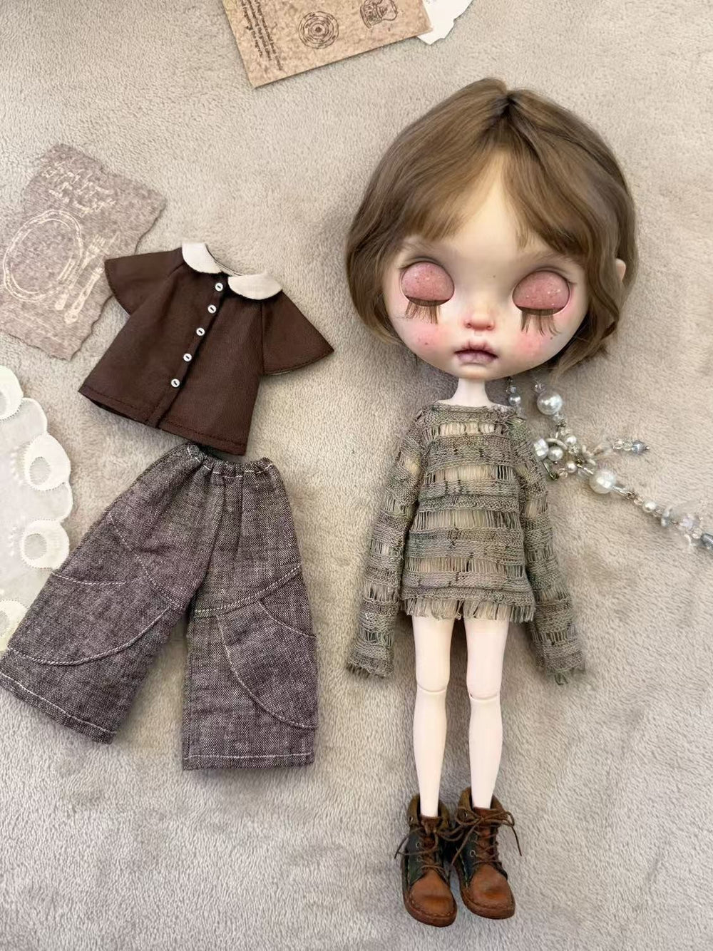 Retro Forest Blythe Sweater Outfits | ToastDoll