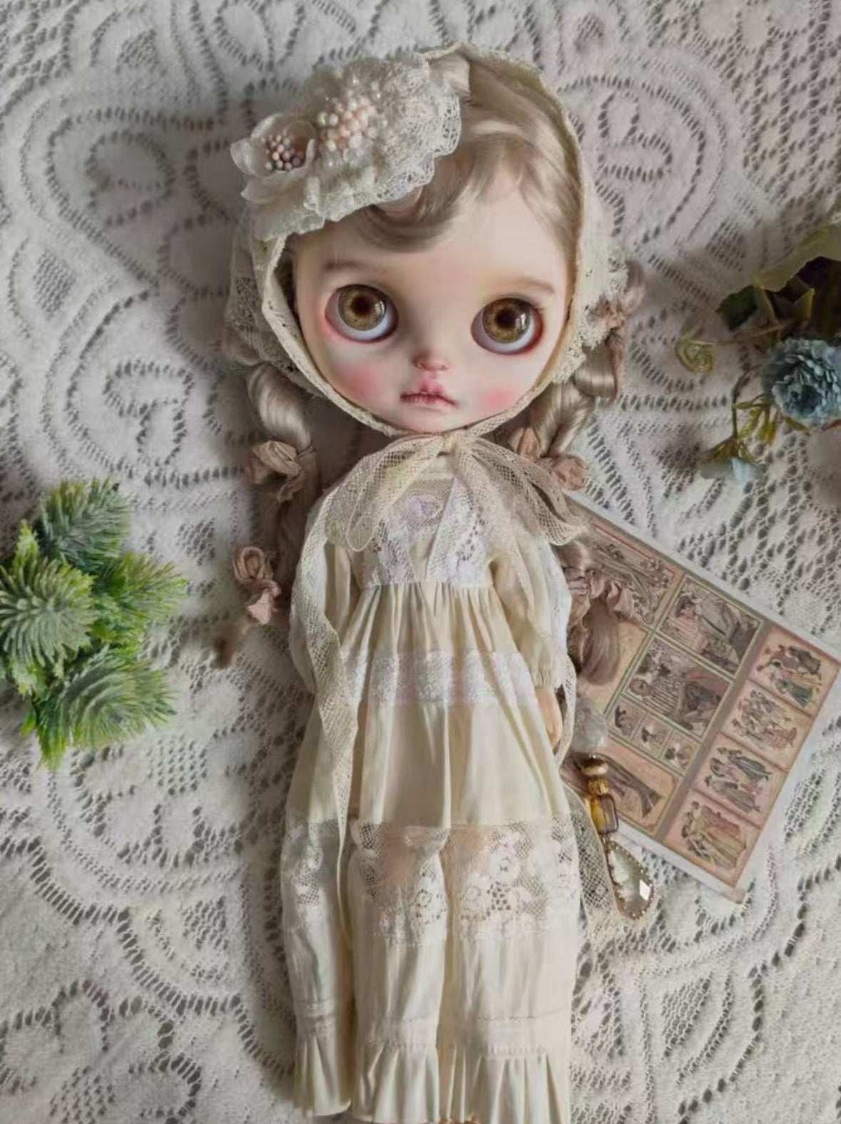 Handmade Outfit for Blythe/Obitsu, Vintager Set