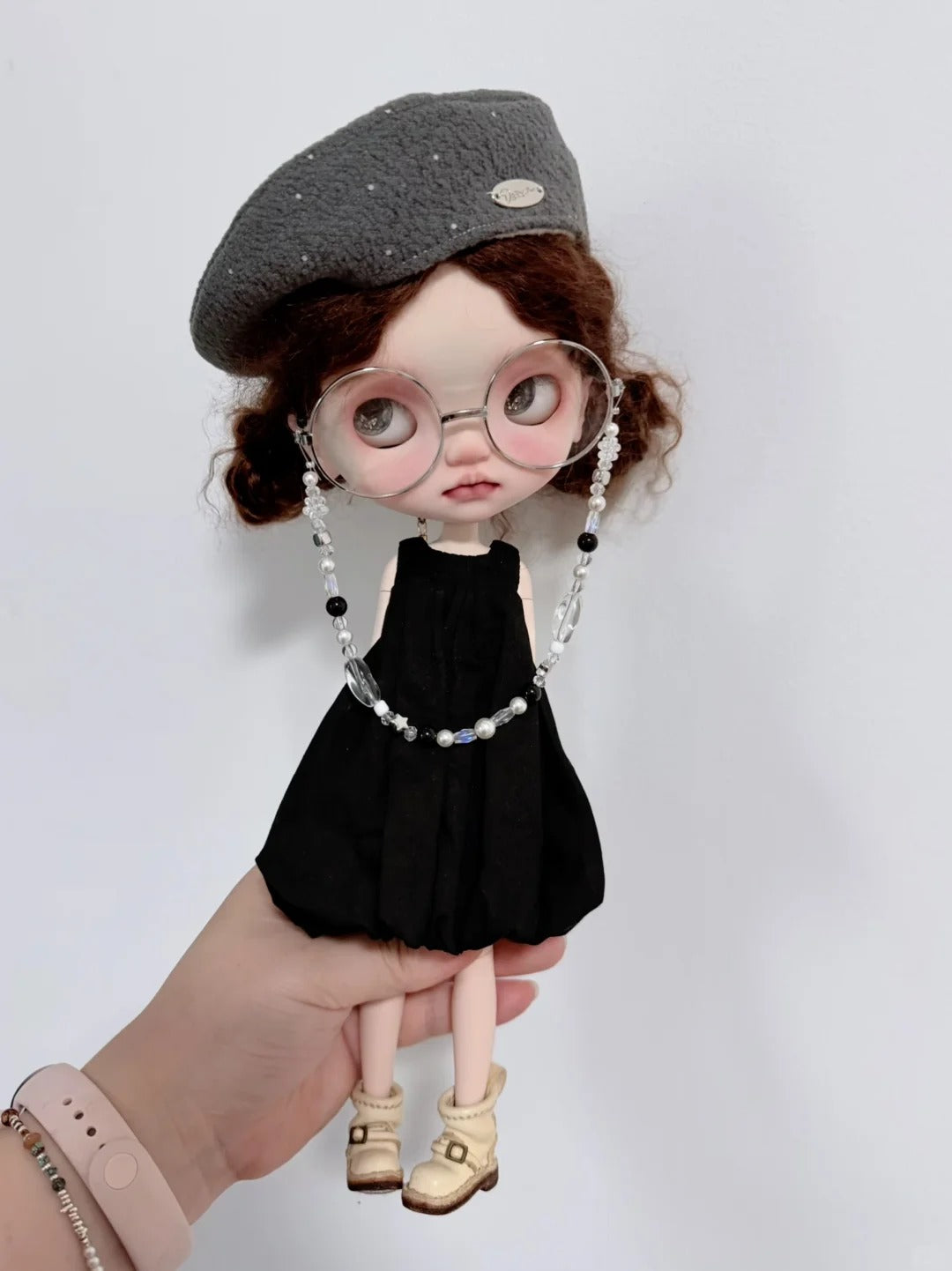 Black Bubble Blythe BJD Dress Set | ToastDoll