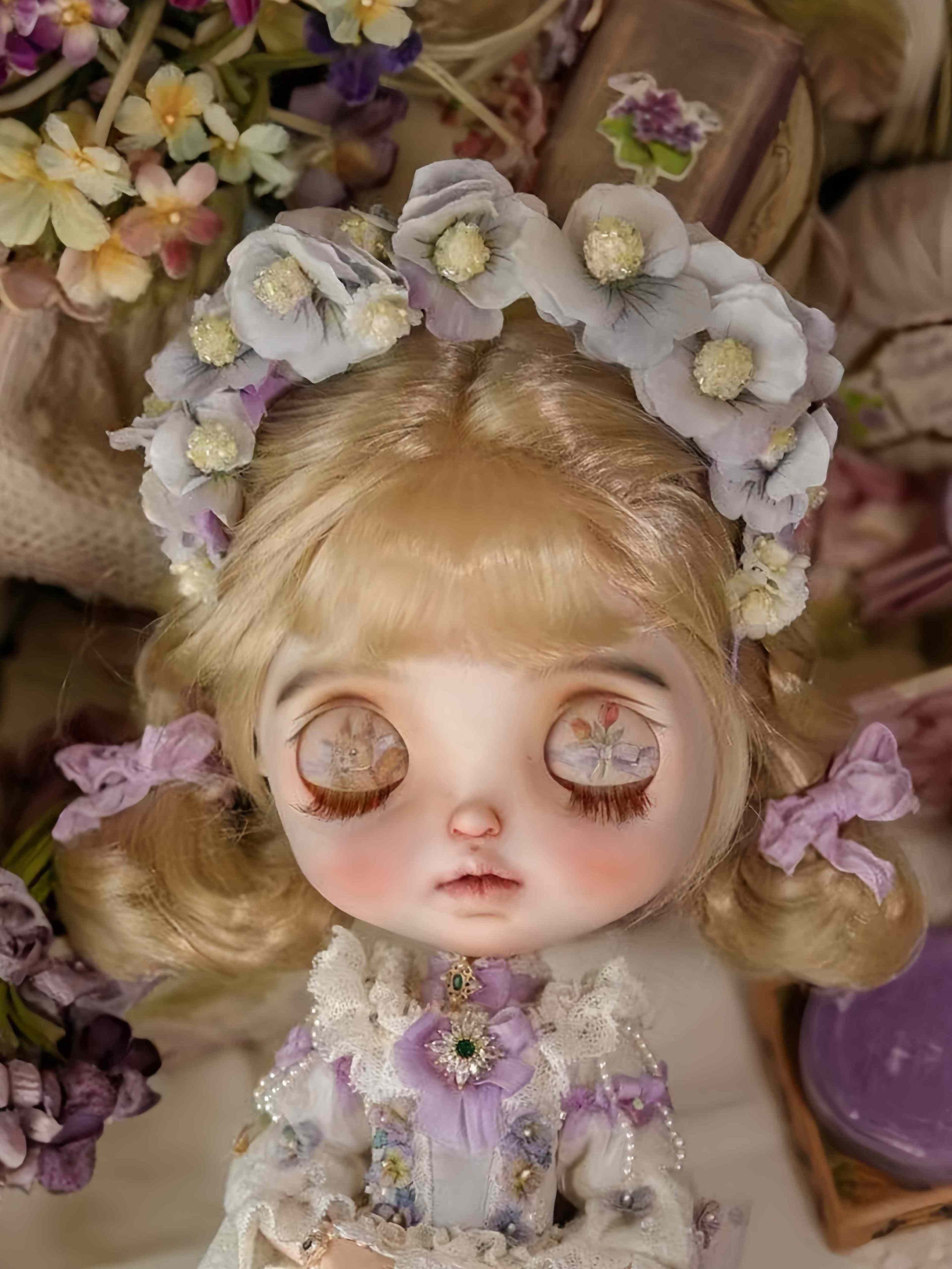 Floral Blythe Dress Sets - Handmade Doll Clothes - ToastDoll