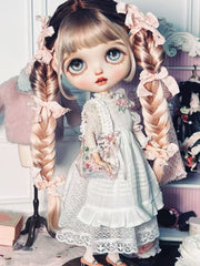 Dreamy Sweet Bow Lace Blythe Outfit - Handmade Clothes - ToastDoll